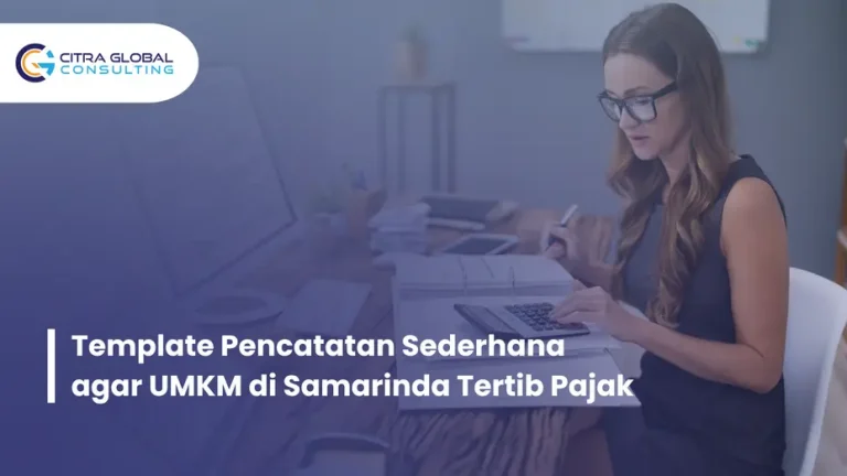template pencatatan pajak UMKM Samarinda